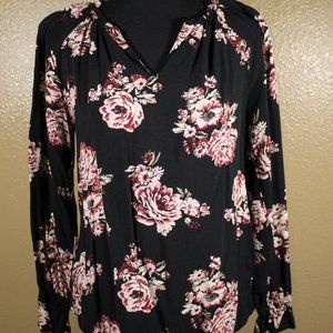 C&C California Long Sleeved Floral Top